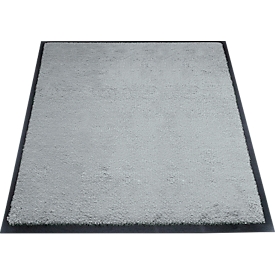 Vuilvangmat miltex Eazycare Style, hoekig, antistatisch, UV-bestendig, afwasbaar, high twist nylon &amp; niltril rubber, 750 x 850 mm, verkeersgrijs