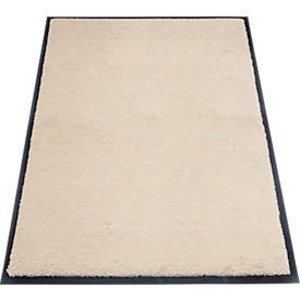 vuilvangmat miltex Eazycare Style, hoekig, antistatisch, UV-bestendig, afwasbaar, high twist nylon &amp; Niltril rubber, 800 x 1200 mm, licht ivoor