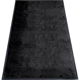 vuilvangmat miltex Eazycare Style, hoekig, antistatisch, UV-bestendig, afwasbaar, high twist nylon &amp; Niltril rubber, 850 x 1500 mm, diepzwart