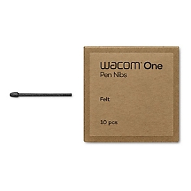 Wacom Digitale Stiftspitze - Filz - Schwarz (Packung mit 10)