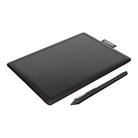 Wacom One by Wacom - numériseur - USB - noir, rouge