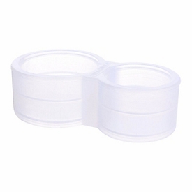 Wagner Türklinken-Puffer, TPE-Kunststoff, L 45 x B 24 x H 15 mm, transparent, 4 Stück