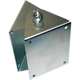 Wall console, for oil and diesel hose reels, swivel range 120°.