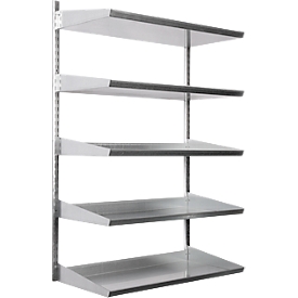 Wall shelf Schäfer Shop Select, 5 shelves, without boxes, L 1000 x W 640 x D 300 mm