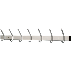 Wandgarderobe, Alu, 1000 mm breit