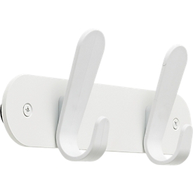 Wandgarderobe Functionals KROK HJH 30 Chalk White, 4 Haken, bis 10 kg, B 300 mm, Stahl und Kunststoff, weiß