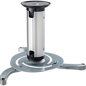 Wandhalterung Neomounts® by Newstar BEAMER-C80, universell für 1 Beamer bis 15 kg, voll beweglich, höhenverstellbar, Kabelmanagement, silber