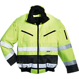 Warnschutz-Pilotjacke, gelb/grau, Gr. XL