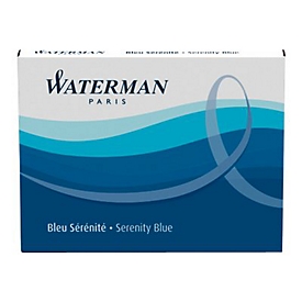 Waterman Standard - Tintenpatrone - Blau (Packung mit 8) - für Expert; Hemisphere; PERSPECTIVE