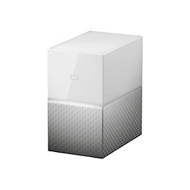 WD My Cloud Home Duo WDBMUT0060JWT - Gerät für persönlichen Cloudspeicher - 6 TB - HDD 3 TB x 2 - RAID 1, JBOD - Gigabit Ethernet