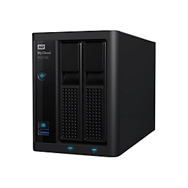 WD My Cloud PR2100 WDBBCL0160JBK - NAS-Server - 2 Schächte - 16 TB - HDD 8 TB x 2 - RAID RAID 0, 1, JBOD