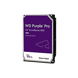 WD Purple Pro WD142PURP - Festplatte - 14 TB - Videoüberwachung, Smart Video - intern - 3.5" (8.9 cm)