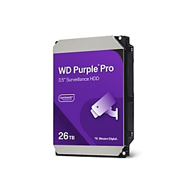 WD Purple Pro WD260PURP - Festplatte - 26 TB - Überwachung, intelligente Videoübertragung - intern - 3.5" (8.9 cm)
