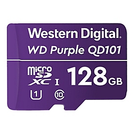 WD Purple SC QD101 WDD128G1P0C - Flash-Speicherkarte - 128 GB - microSDXC UHS-I