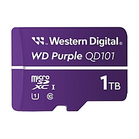 WD Purple WDD100T1P0C-85AEL0 - Flash-Speicherkarte - 1 TB - UHS-I U1 / Class10 - microSDXC - lila
