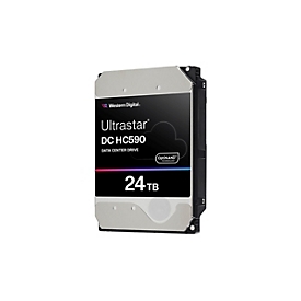 WD Ultrastar DC HC590 0F59373 - Festplatte - Datencenter - verschlüsselt - 24 TB - intern - 3.5" (8.9 cm)