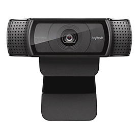 Webcam Logitech HD C920 Full HD 1080p-resolutie, 2 microfoons, Briljante 15 MP foto's