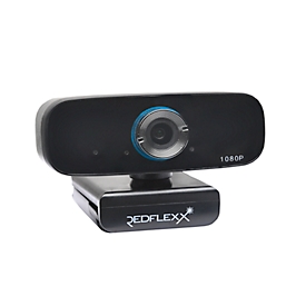 Webcam REDFLEXX REDCAM RC-250, Full HD, 1920 x 1080 px, USB 2.0, 360/90° panorama joint, video compression, black