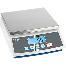 Weegschaal FCB, tweede display op de achterzijde, PRE-TARE functie, RS-232, weegbereik max. 12 kg