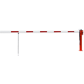 Wegafzetting met gasdrukveer, vouwvoet, 5230 mm
