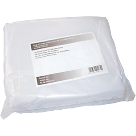 Wegwerp plastic zak voor EBA papierversnipperaar 3140 S/C