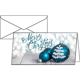 Weihnachtskarten Sigel Delightful Christmas, DIN lang, 220 g/m², inkl. weißen Umschlägen, 25 Stück