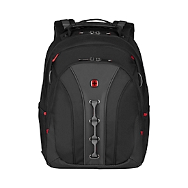 Wenger Legacy laptoprugzak, 21 l, voor laptops tot 16", laptopvak, organiser, L 250 x B 350 x H 450 mm, 80% polyester, 20% nylon, zwart/grijs