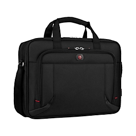 Wenger Prospectus laptoptas, laptop tot 16", laptop- & tabletvak, trolley-sluiting, B 420 x H 330 x L 150 mm, 15 l, polyester, zwart