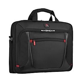 Wenger Sensor laptop bag, 9 l, laptops up to 15" &amp; tablets up to 10", laptop &amp; tablet compartment, organiser, l 150 x w 400 x h 330 mm, polyester, black