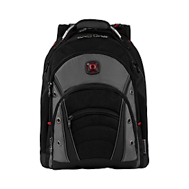 Wenger Synergy laptop rugzak, laptops tot 16", laptop &amp; tablet vak, organizer, snelkoffer, L 260 x B 360 x H 460 mm, 26 l, polyester, zwart/grijs