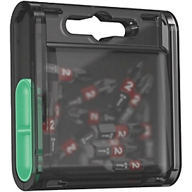 Wera bit set IMPAKTOR Diamond PH 2, storage Slimcase, 15 pieces, W 68 x D 75 x H 20 mm
