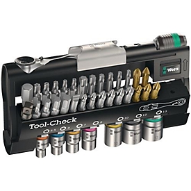 Wera Bit-Set Tool-Check PLUS, 38-tlg., Schlitz/PH/PZD/T/K