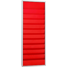 Werkplaatsplanner Eichner 9019-00202, 2 kolommen, voor 20 documenten, rood
