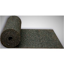 Werkplek-vloerbedekking zwart, 10 mm dik