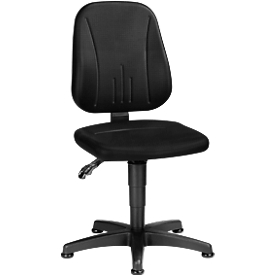 Werkstoel Unitec, met glijders