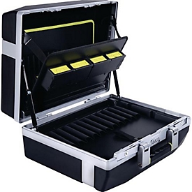 Werkzeugkoffer Premium XL-34/4F, 34+4 ToolFix, Einsteckfächer, B 485 x T 215 x H 410 mm