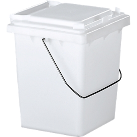 Wertstoffsammler Mülli, weiss/neutral