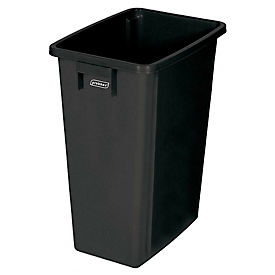 Wertstoffsammler Probbax MixMatch, Volumen 60 l, mit Griff, ohne Deckel, L 320 x B 460 x H 580 mm, Recycling-Polypropylen, schwarz