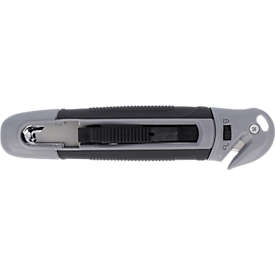 Westcott cutter de sécurité avec coupe-film, 18 mm, noir/gris, certifié TÜV/GS