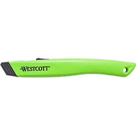 Westcott Cutter E-16475, Keramikklinge, 7 mm, langlebig, grün
