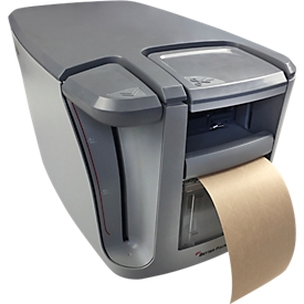 Wet Tape Dispenser Curby Mini-Taper, half-automatisch, voor rasterband met L 100 rm x B 70 mm &amp; kleefzijde binnenzijde, waterreservoir, grijs