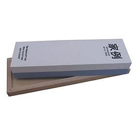 Whetstone L200xW60xH30mm 400/1000 in wooden case MÜLLER