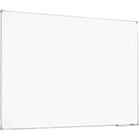 Whiteboard 2000 MAULpro, weiß kunststoffbeschichtet, Rahmen alusilber, 1200 x 1800 mm