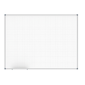 Whiteboard Basic MAUL, quadrillage grande taille, 900 x 1200 mm