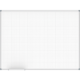 Whiteboard Basic MAUL, quadrillage grande taille, 900 x 1200 mm
