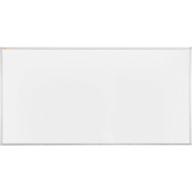 Whiteboard Franken X-tra!Line, emaillierte Oberfläche, magnethaftend, beschriftbar, inkl. Ablageschale, B 1800 x H 900 mm, Stahl/Aluminium, weiß-silber