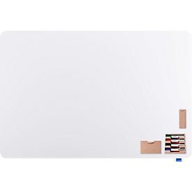 Whiteboard Legamaster Essence, für die Wandmontage im Querformat, B 1500 x H 1000 mm, Stahl weiss emailliert, magnethaftend, mit umfangreichem Zubehör