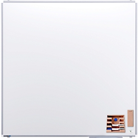 Whiteboard Legamaster PREMIUM PLUS, Höhe 1200 mm, Breite 1200 mm, mit Ablageschale/2 Markern/Tafellöscher/Markerhalter/Magnet