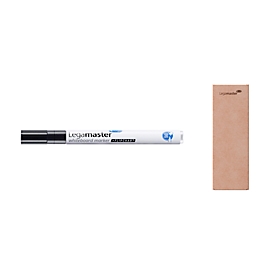 Whiteboard Legamaster UNITE, magnetisch, markeerblad, B 900 x D 12,6 x H 600 mm, gelakt staal, wit