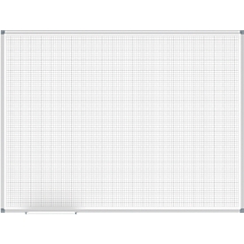 Whiteboard MAULoffice, fijn raster 10 x 10 mm, 900 x 1200 mm